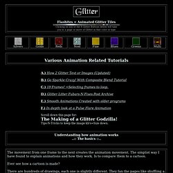 Glitter Methods Overview