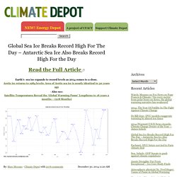 Global Sea Ice Breaks Record High For The Day – Antarctic Sea Ice Also Breaks Record High For the Day