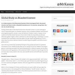 Global Study on Branded Content