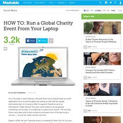 HOW TO: Run a Global Charity Event From Your Laptop
