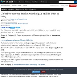 Global colposcopy market worth 740.1 million USD by 2023