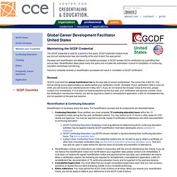 Global Career Development Facilitator - United States