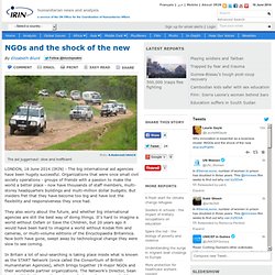 NGOs and the shock of the new
