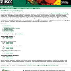 USGS Global Ecosystems - United States