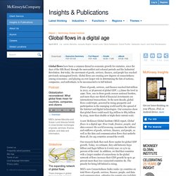 Global flows in a digital age