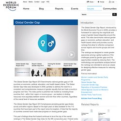 World Economic Forum - Global Gender Gap