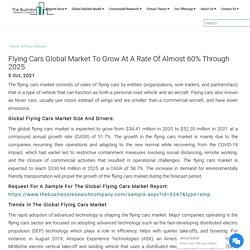 Global Flying Cars Market Data And Industry Growth Analysis