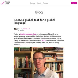 IELTS: a global test for a global language