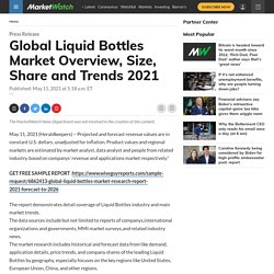 June 2021 Report on Global Liquid Bottles Market Overview, Size, Share and Trends 2021-2026