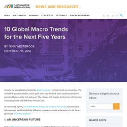 10 Global Macro Trends for the Next Five Years