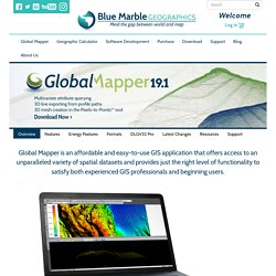 Global Mapper - All-in-one GIS Software