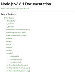 Node.js v6.8.1 Documentation