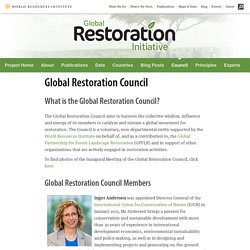 The Global Restoration Council Aims To Harness The Collective Wisdom