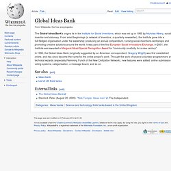 Global Ideas Bank