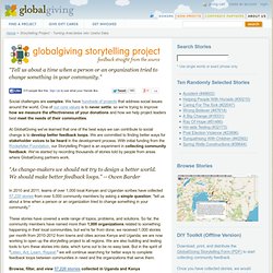 Storytelling - Turning Anecdotes into Useful Data