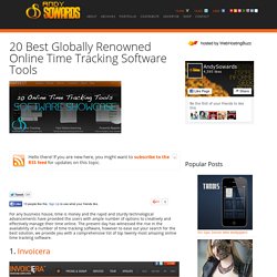 20 Best Globally Renowned Online Time Tracking Software Tools