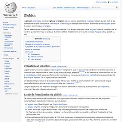 Globish - Wiki