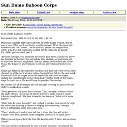 Glorantha Digest: Sun Dome Baboon Corps