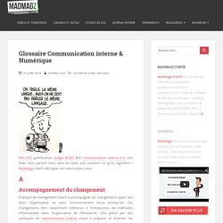 Glossaire Communication interne numérique