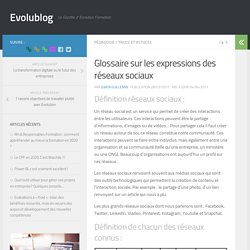Glossaire sur les expressions des réseaux sociaux – Evolublog