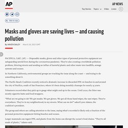 Masks and gloves are saving lives — and causing pollution