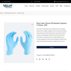 Best Latex Gloves Wholesale Suppliers in Dubai, UAE