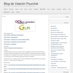 » OCS / GLPI Blog de Valentin Pourchet