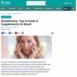 9 Ways to Boost Glutathione