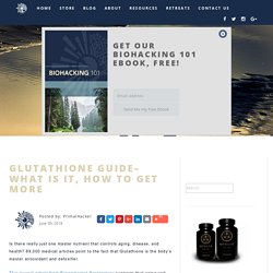 Glutathione Guide– What is it, How to Get More - PrimalHacker