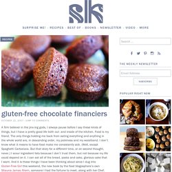 gluten-free chocolate financiers