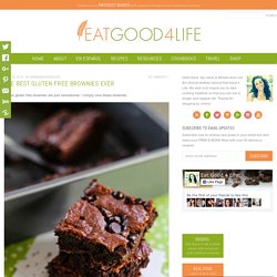 The best gluten free brownies ever!