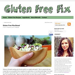 Gluten Free Pita Bread