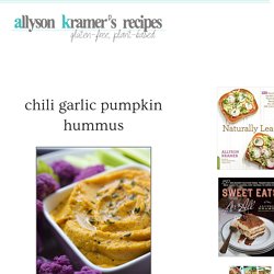 Chili Garlic Pumpkin Hummus