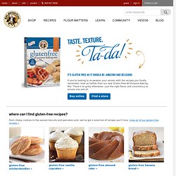 Gluten-free mixes, flour, recipes and ingredients by King Arthur Flour