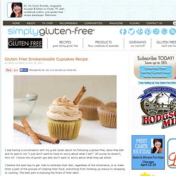 Gluten Free Snickerdoodle Cupcakes