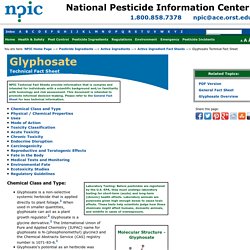 Glyphosate Technical Fact Sheet