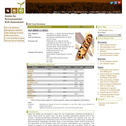 GM Crop Database