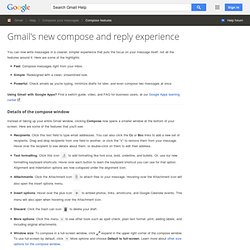 Gmail's new compose and reply experience - Gmail Help