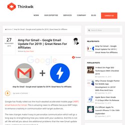 Amp for Gmail - Google email Update for 2019