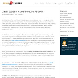 Gmail Support Number 0800-878-6004 -