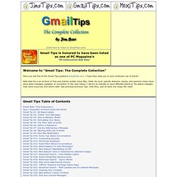 Gmail Tips - The Complete Collection