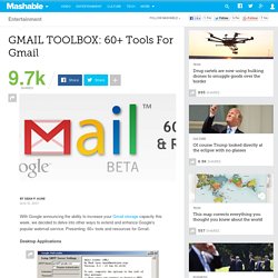 GMAIL TOOLBOX: 60+ Tools For Gmail