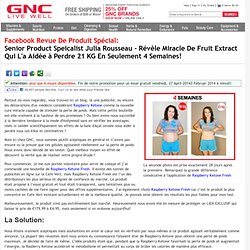 GNC - Facebook Offres Exclusives