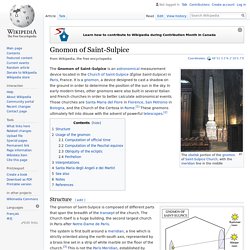 Gnomon of Saint-Sulpice: Dan brown obfuscation preemptive cover up, Masonic obelisk, equinox & solstice markers, gregorian calendar Easter, page denies reality of temple site