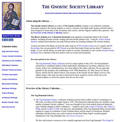 Gnostic Society Library