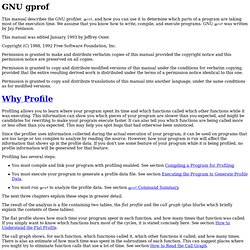 GNU gprof