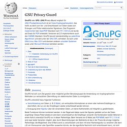 GNU Privacy Guard