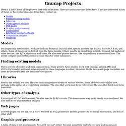 Gnucap Projects