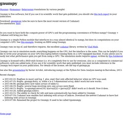 gnumpy