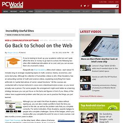 Go Back to School on the Web